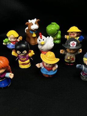 Fisher Price Little People Lot Anna Toy Story Rex Batgirl Olaf Kristoff